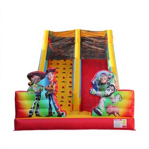 Structure d'escalade sur le thème des terrains de jeux - Toboggan sec en PVC pour parcs sportifs et jardins publics, couleur et taille personnalisables - Product Image 1
