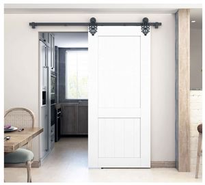 ชุดอุปกรณ์ฮาร์ดแวร์ประตูบานเลื่อนแบบโมเดิร์น WEKIS สำหรับประตูบาร์น  แข็งแรงทนทาน ผลิตจากเหล็กกล้าคาร์บอนและทองเหลือง รับน้ำหนักได้ 250 ปอนด์  พร้อมสกรูเก็บเสียง ติดตั้งง่าย - Product Image 6