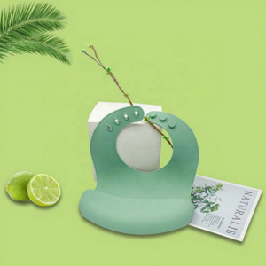 Baberos de Silicona de Grado Alimenticio Personalizables al por Mayor, Juego de Alimentación para Bebés, Baberos de Silicona Impermeables para Bebés - Product Image 2