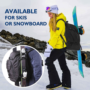 <span class=keywords><strong>Mochila</strong></span> de esquí impermeable portátil duradera personalizada <span class=keywords><strong>para</strong></span> viajes al aire libre equipo de deporte de nieve de invierno botas de Snowboard Almacenamiento de cosas - Product Image 6