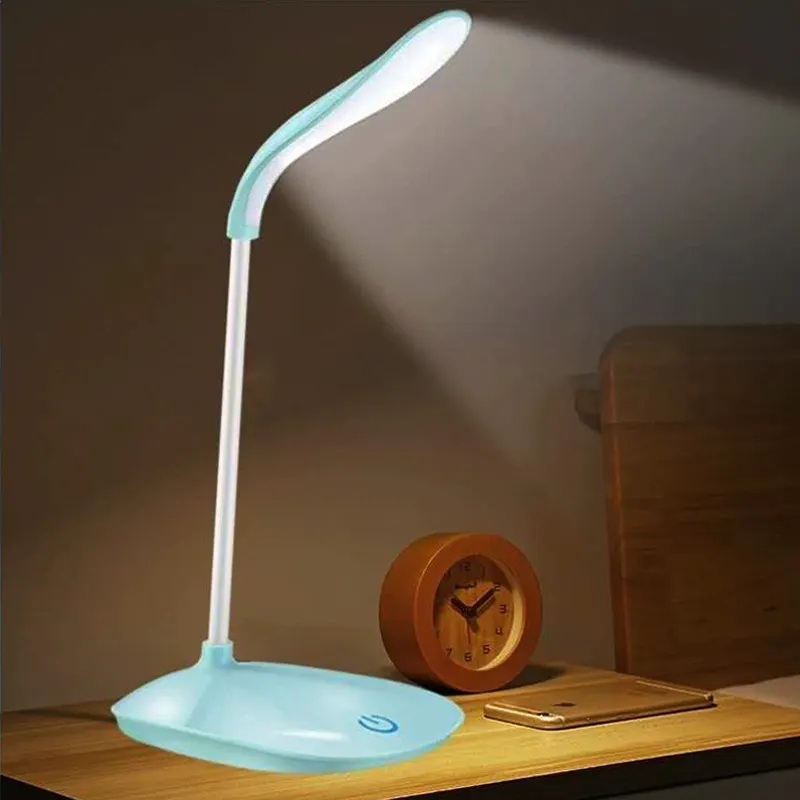 Lampe LED tactile autoportante, Flexible et souple, avec commandes de couleur, protection des yeux, idéale pour la lecture ou le bureau