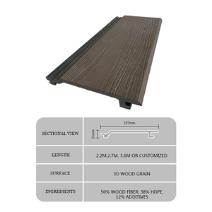 Revêtement mural extérieur résistant aux intempéries, <span class=keywords><strong>isolation</strong></span> thermique, composite bois-plastique hautement durable - Product Image 5