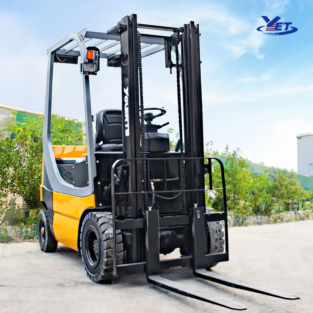 Çin yüksek kaliteli üretici güçlü hidrolik elektrikli 1.5 2 2.5 Ton Forklift Euro ile 1500 2000 2500 kg elektrikli Forklift