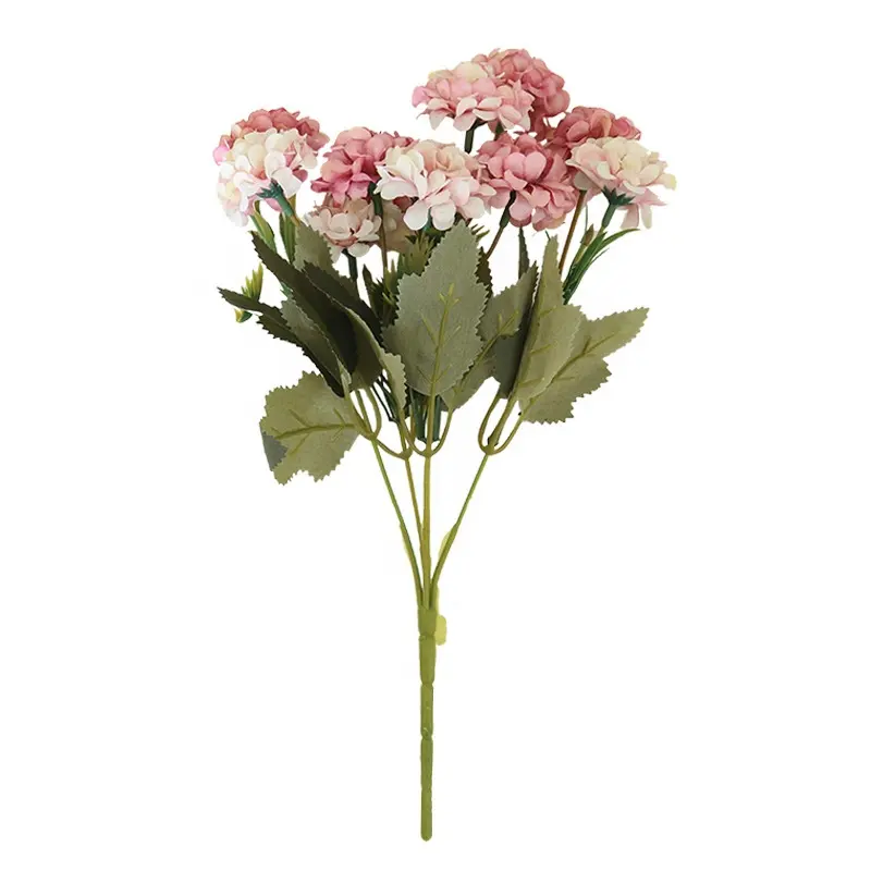 artificial flower little rose bush bouquet for wedding home party decoration