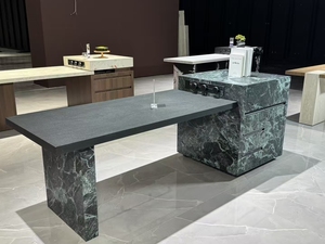 Un espace d'interaction sûr pour les enfants Meubles de salle à manger assemblés Île moderne en pierre frittée pour la maison et l'hôtel - Product Image 3