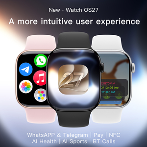 Reloj inteligente S12Pro IP68 resistente al agua, con función de chat multicanal, chat de voz sin conexión, ChatGPT, NFC, llamadas Bluetooth, monitor de salud y actividad física. - Product Image 4
