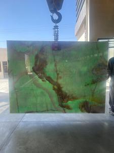 Losas y Azulejos de Mármol Ónix Verde Natural para Decoración de Hoteles y Villas, Paneles de Pared y Piso de Mármol Ónix Pulido Transparente - Product Image 6