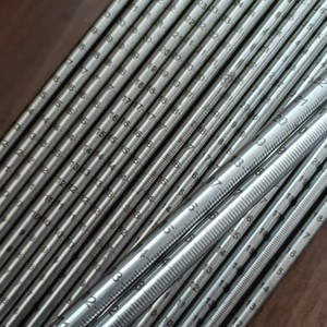Regla de tubería de acero inoxidable, barra redonda, medidor de profundidad cilíndrico, cinta métrica para aceite y agua, modelo personalizable, láser ultravioleta - Product Image 2