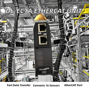 Unidad de Comunicación EtherCAT DL-EC1A, Ethernet de Alta Velocidad Mbps, Red de Bus de Automatización Industrial para PLC, Dedicada a Alta Velocidad C - Product Image 2