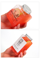 Bouteille en plastique PET jetable personnalisable avec logo pour thé au lait et boissons gazeuses/énergisantes 500 ml avec impression sérigraphique