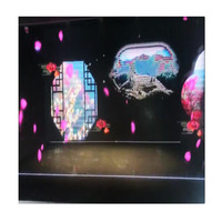 Película reflectante holográfica grande de escenario virtual 3D, lámina de proyección de escenario holográfica 3D de 45 grados