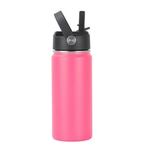 Bpa Free High Quality Custom Double Wall Insulated Vacuum Flask Powder Coated Stainless Steel Sports Water <b>Bottles</b> With Handle - Product Image 6