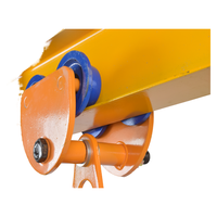 Chariot à poutre en I en acier au carbone NALIAN 1T2T3T robuste, poussé à la main, pour voiture de sport, haute résistance, capacité de charge élevée, personnalisable
