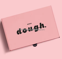 Emballage en carton pliable biodégradable personnalisé en gros pour gâteaux, biscuits, cookies, beignets avec logo