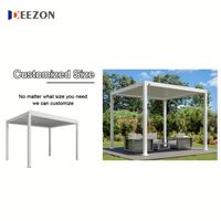 Pérgolas de Lujo para Zonas de Comedor al Aire Libre con Techos Retráctiles de Lamas de Aluminio Impermeables