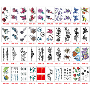 Großhandel Modische Wasserfeste Individuelle Körperaufkleber Tattoo-Sticker für Frauen Temporäre Individuelle Körperkunst - Product Image 5