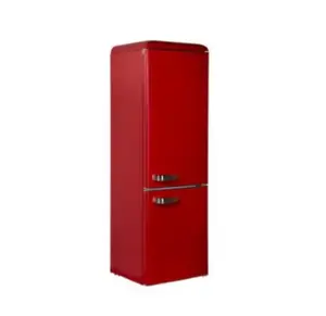 Réfrigérateur-congélateur de couleur rouge populaire rétro pour la maison