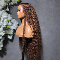 Perruque Lace Frontale HD 13x4 13x6 en Cheveux Humains Vierges Brésiliens, Lisse Baguette, Cuticules Alignées, avec Fermeture en Dentelle Suisse, pour Professionnels