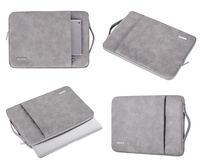 2025 haute qualité PU solide cuir fermeture éclair porte-documents sac de transport pour Macbook ordinateurs portables housse tablette ordinateur sac