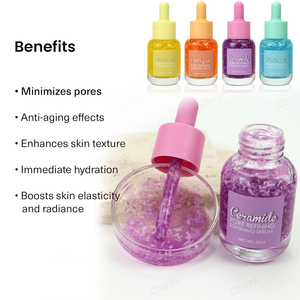 Essence éclaircissante pour la peau à la vitamine C OEM/ODM contenant de la nicotinamide, renforce la barrière cutanée, hydrate pour les soins de la peau féminine - Product Image 2