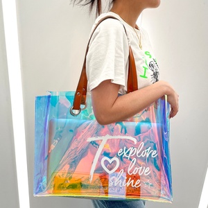 Boshiho Custom Clear PVC Stadium <b>Purse</b> Bag Near Me for Concerts Small MOQ Transparent Fanny Pack Tote Travel Crossbody Bag - Product Image 5