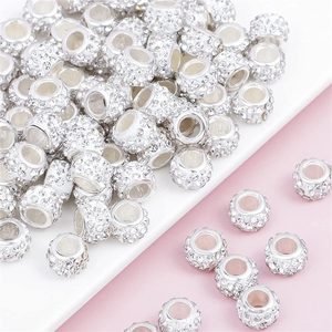 High Quality DIY Jewelry Accessories Large Hole Beads for <b>Bracelet</b> Pan <b>Family</b>-Colorful DIY Lucite Beads Acrylic Plastic Beads - Product Image 6