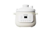 TONZE 3L avec pot intérieur en céramique pour soupes, bouillies et gâteaux, fonction mijoteuse