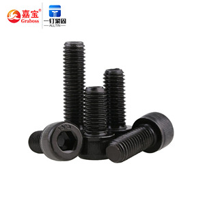 High Strength M2-M10 Hex Socket Head Cap Screw Full Thread 12.9 Allen Socket <strong>Bolt</strong> DIN912 <strong>Plain</strong> Finish Made Of Carbon Steel - Product Image 1