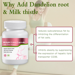 OEM/ODM Capsules amincissantes à base de plantes Suppléments de perte de poids Soutient la santé <span class=keywords><strong>digestive</strong></span> Capsules brûle-graisses - Product Image 3