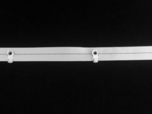 Cortinas de Nylon Blanco con Pliegues Ondulados a <span class=keywords><strong>Precio</strong></span> de Fábrica, con <span class=keywords><strong>Cinta</strong></span>, Rieles y Accesorios Premium para Cortinas, para Bodas y Bautizos - Product Image 4