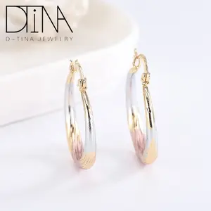 DTINA Thời Trang Giá Rẻ Big Circle Hoop Dangle Earrings Phụ Nữ Jewelry