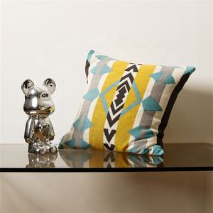 批发新款提花100% 棉波西米亚风格家居装饰针织枕头<span class=keywords><strong>MNG</strong></span> - Product Image 1