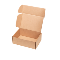 Boîte d'expédition en carton ondulé biodégradable et écologique personnalisée avec laminage mat et gaufrage pour l'emballage de chaussures et de vêtements