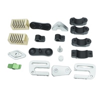 Composants de fixation en U en aluminium usiné CNC sur mesure, bloc de fixation anodisé, pièces mécaniques