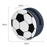 Sac isotherme pliable grande capacité en tissu Oxford imperméable, forme ballon de football, idéal pour l'extérieur - Vente chaude
