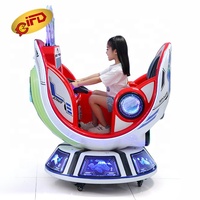 Machine de jeu vidéo interactive pour enfants, capsule spatiale, voiture à bascule, parc d'attractions IFD