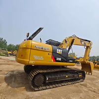 Excavatrice Caterpillar 320 d'occasion de haute qualité, chenilles d'origine, sans fuite d'huile, modèle 320D d'usine d'origine, à vendre