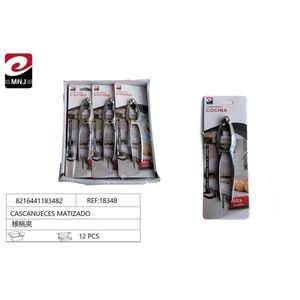 CASCANUECES MATIZADO 12, Abridores de Alta Resistencia de Acero Inoxidable, Aptos para Lavavajillas, Material Metálico - Product Image 1