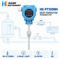 Transmetteur de température HART Pt100 4-20mA, capteur intelligent haute précision pour le contrôle des processus industriels