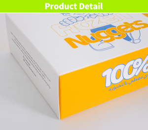 Boîtes personnalisées entièrement imprimées pour nuggets, emballage alimentaire congelé, carton avec logo, emballage pour nuggets <span class=keywords><strong>de</strong></span> poulet, emballage alimentaire en papier pour céréales - Product Image 4