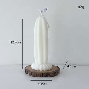 Bougie artisanale en cire de soja parfumée à l'aromathérapie en forme de <span class=keywords><strong>cactus</strong></span>, respectueuse de l'environnement, non toxique, décoration d'intérieur, pièce d'accent - Product Image 6