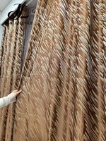 Rideau occultant jacquard populaire, panneau de fenêtre en tissu lavable et résistant à la décoloration, pour les canaux de vente en gros et de détail à l'étranger