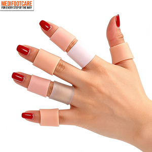 Protections d'orteils, tubes en gel pour orteils, manchons en silicone pour orteils, bandages et coussinets pour le <span class=keywords><strong>traitement</strong></span> des ampoules, callosités, <span class=keywords><strong>cors</strong></span>, douleurs et frottements des orteils - Product Image 6