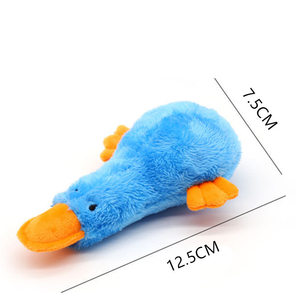 Pato de peluche chirriante suave al por mayor para perros y gatos, juguete de hierba gatera con sonidos, juguetes para mascotas - Product Image 6