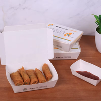 Carton d'emballage biodégradable à emporter poulet frit papier à emporter boîte à déjeuner conteneurs alimentaires conteneur