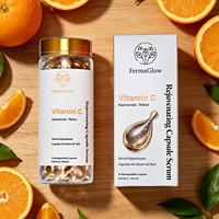 Sérum Visage en Capsules à Marque Blanche Vitamine C Rétinol Niacinamide Éclaircissant Raffermissant Anti-Âge Lissant Rides
