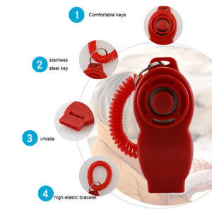 Benutzer definiertes Logo Outdoor Pet Dogs Training <span class=keywords><strong>Clicker</strong></span> Hochwertiger Hundetrainer Whistle <span class=keywords><strong>Dog</strong></span> Training <span class=keywords><strong>Clicker</strong></span> 2 In 1 - Product Image 3