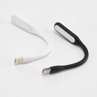 Lampe de nuit Type-C en silicone flexible, cuivre pur, 5V 1.2A, LED à économie d'énergie, boîte d'alimentation pour ordinateur portable, prise intelligente pour ordinateur