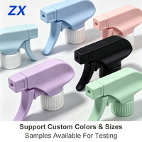 Pulvérisateur à gâchette coloré 28/410 24/410 en plastique écologique pour bouteille, vente en gros, haute qualité