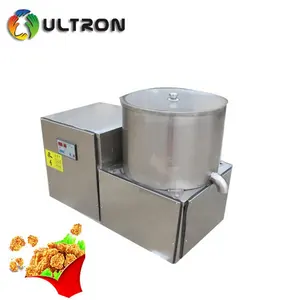 Small Scale Potato Chips Centrifugal Deoiling Machine For Fried Food